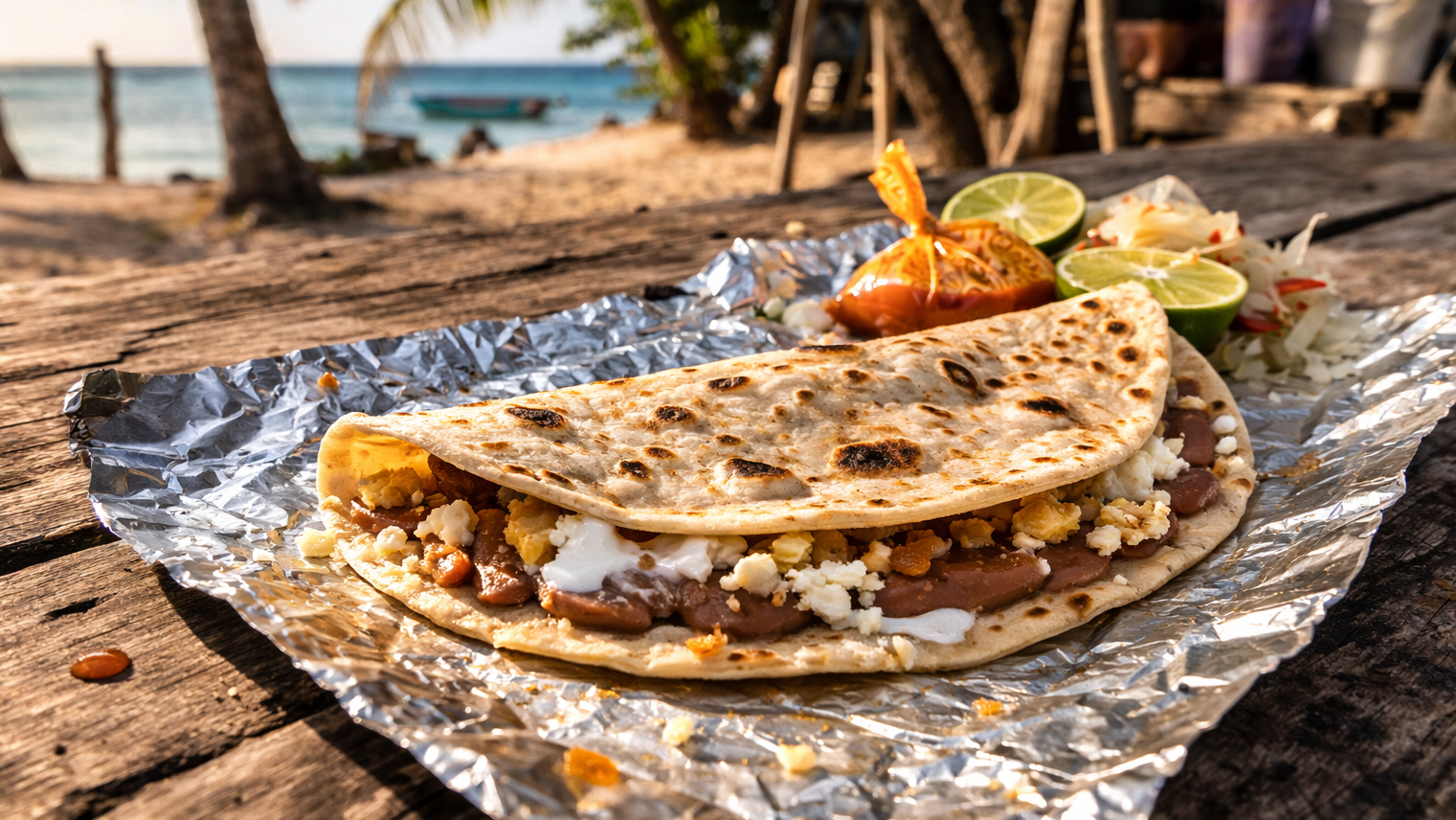 Local food in Roatan cultural tour