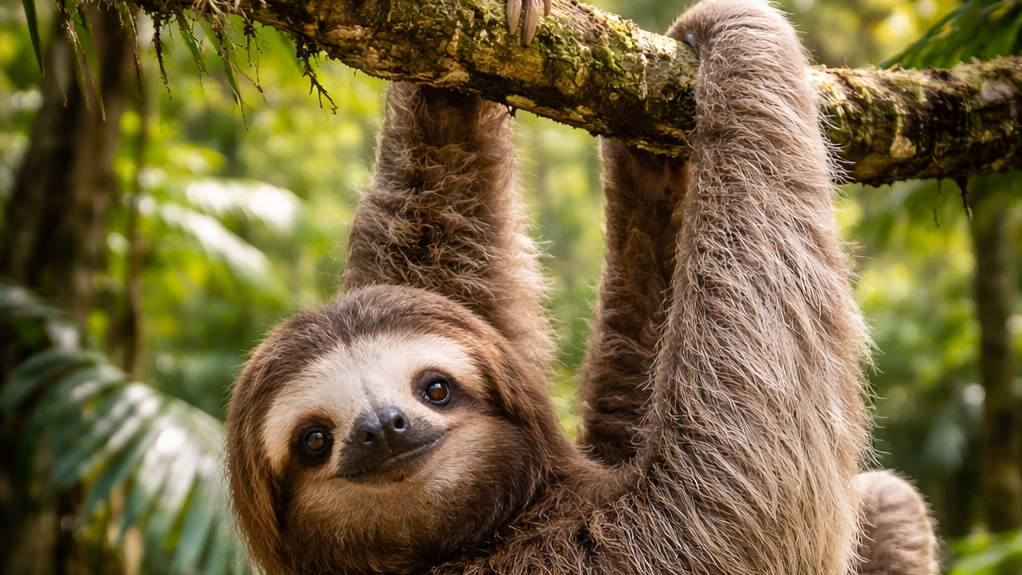 Sloth encounter in Roatan