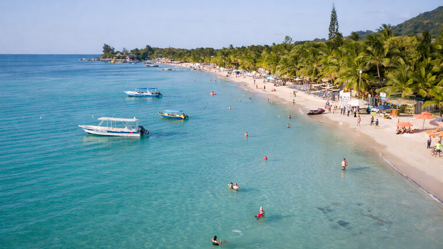 West Bay Beach in Roatan